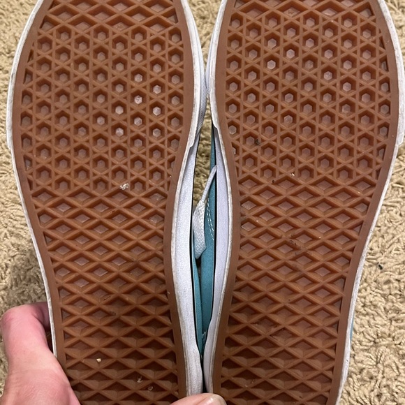 Vans size 8.5 sea foam/teal - Picture 3 of 5